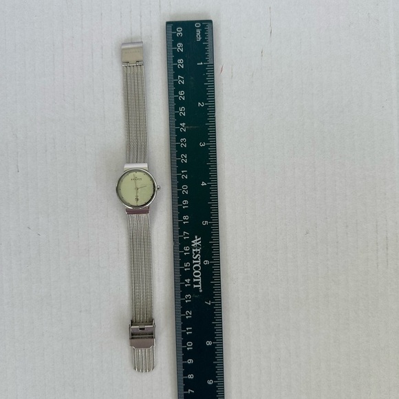 Skagen Silver-Tone Mesh Watch main image 4